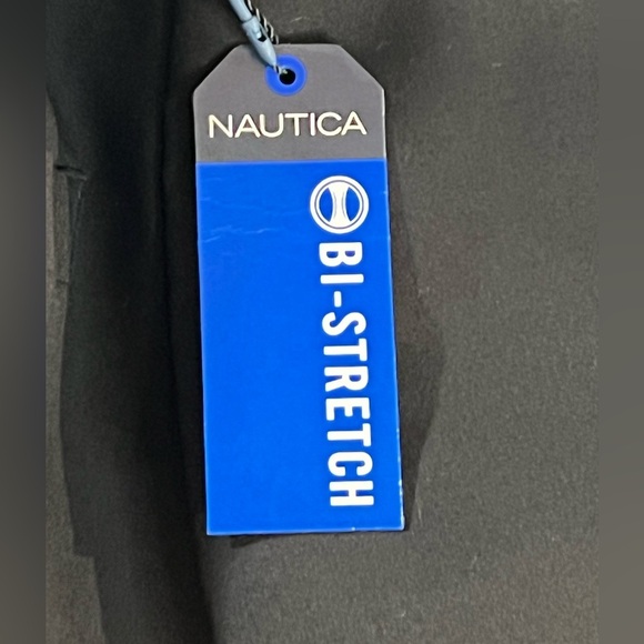 NAUTICA Bi-Stretch Men’s Blazer/Suit Jacket, Color Black, Size 40R W34, NWT - Picture 4 of 12